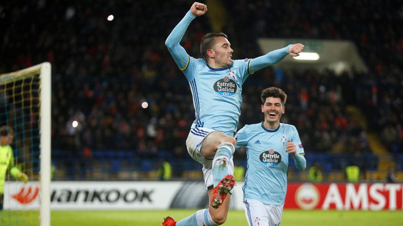 Iago Aspas marcó el gol del empate desde el punto de penalti.