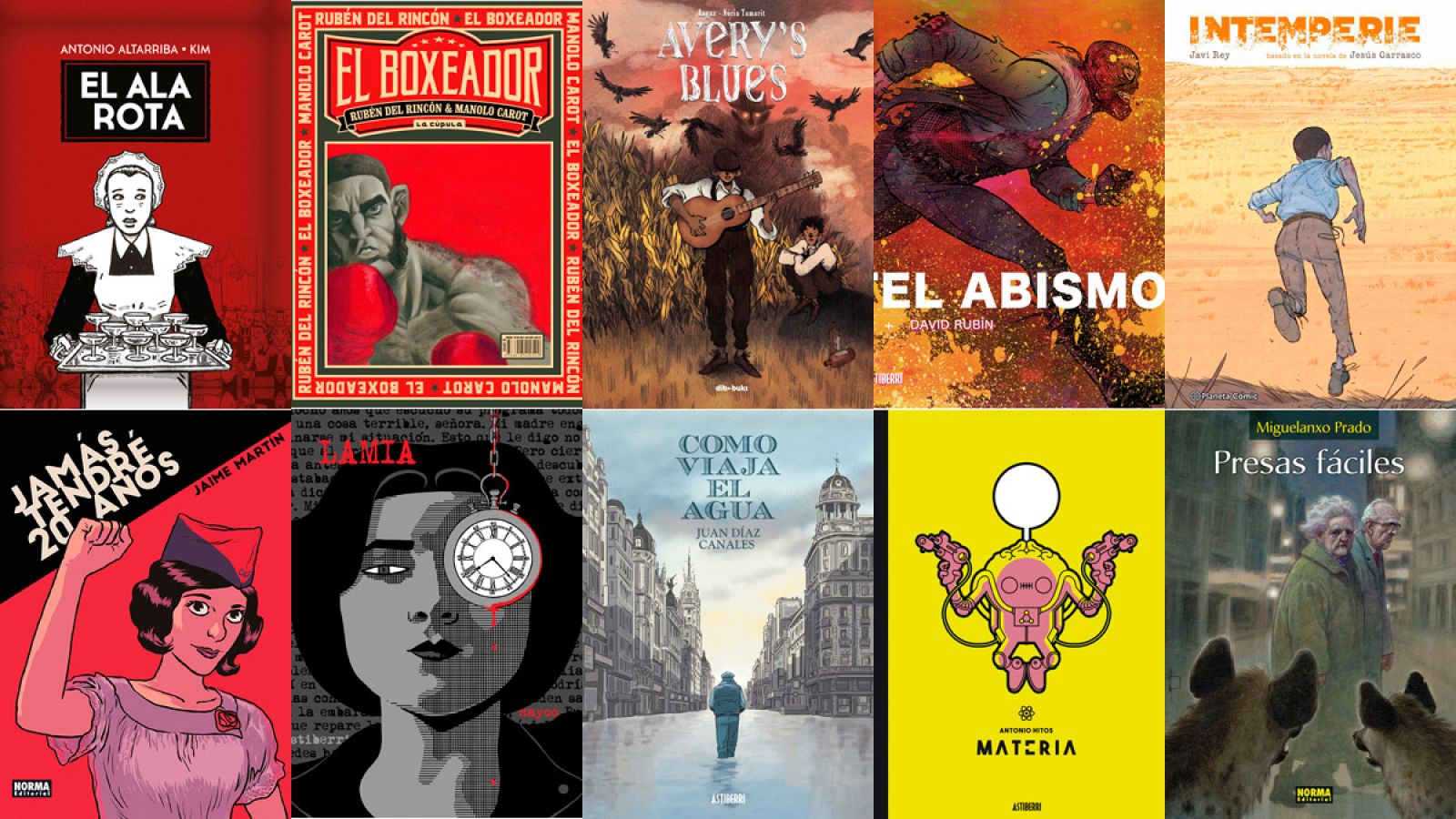 Los nominados españoles a los premios del 35 Salón del Cómic de Barcelona