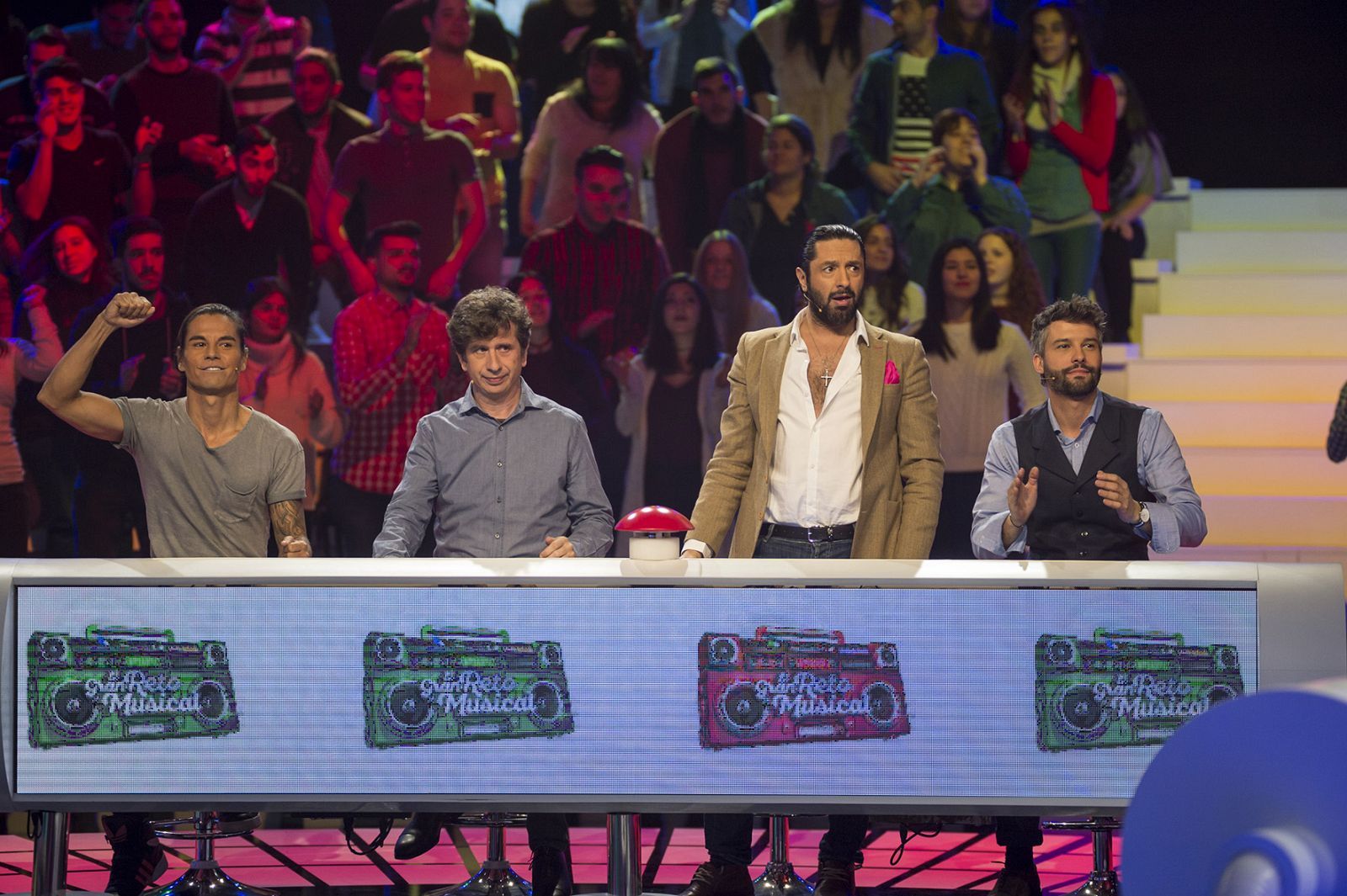 Julio Iglesias Jr., Gabino Diego, Rafael Amargo y Marc Parejo en 'El gran reto musical'