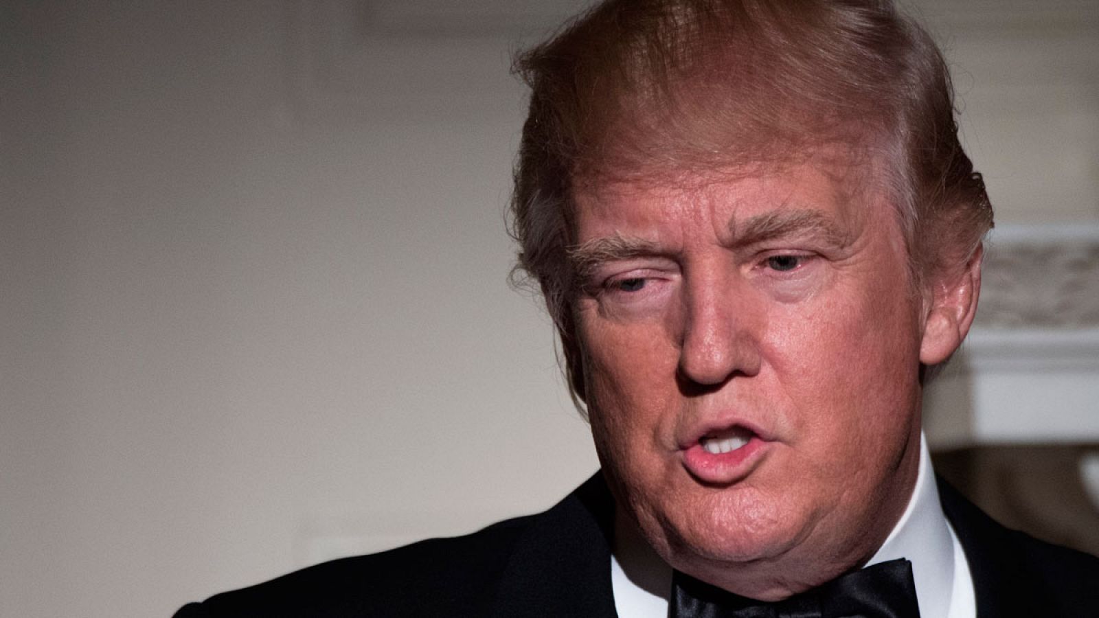 El presidente de Estados Unidos, Donald Trump, durante la cena anual de Gobernadores