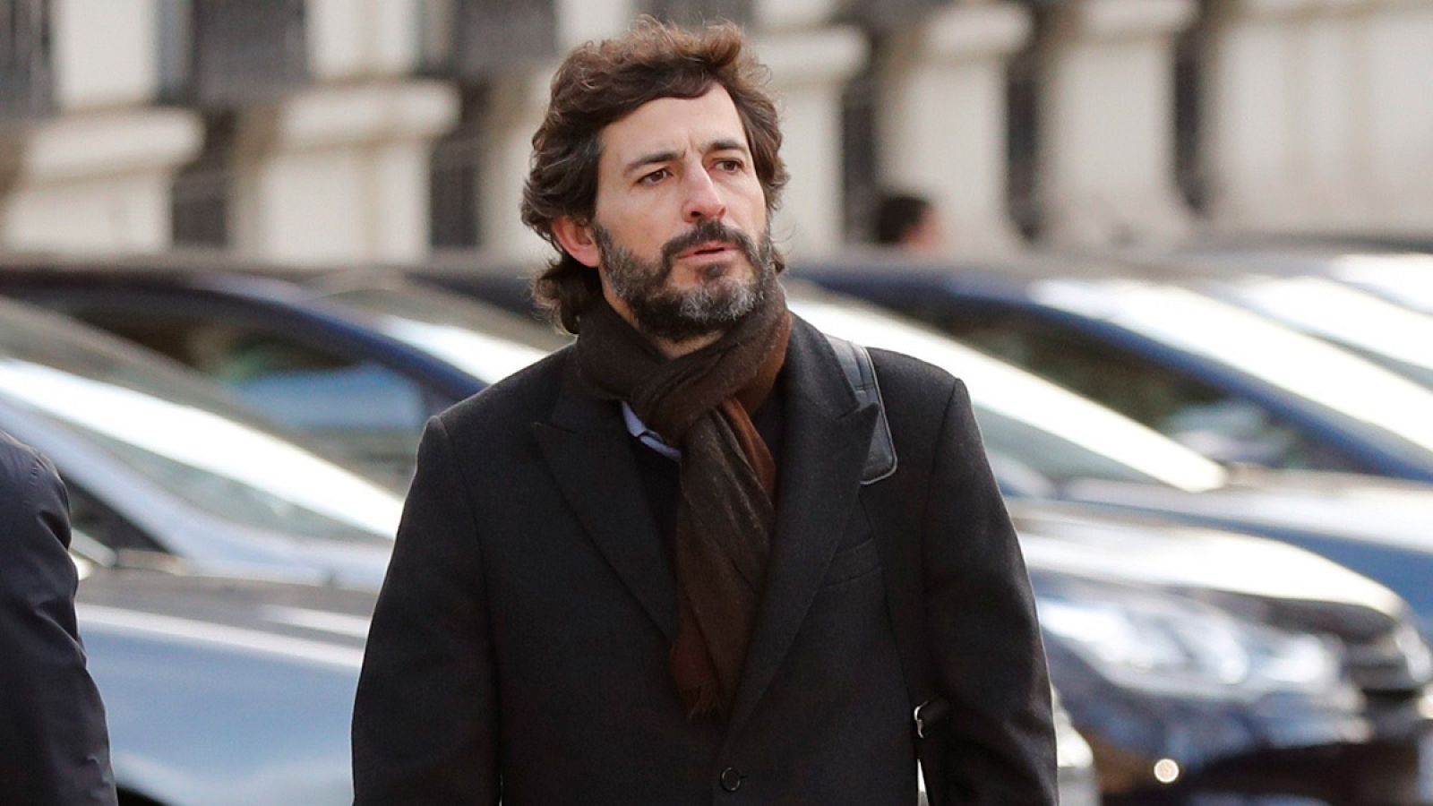 El menor de los hijos del expresidente de la Generalitad de Cataluña, Oleguer Pujol, a su llegada a la Audiencia Nacional