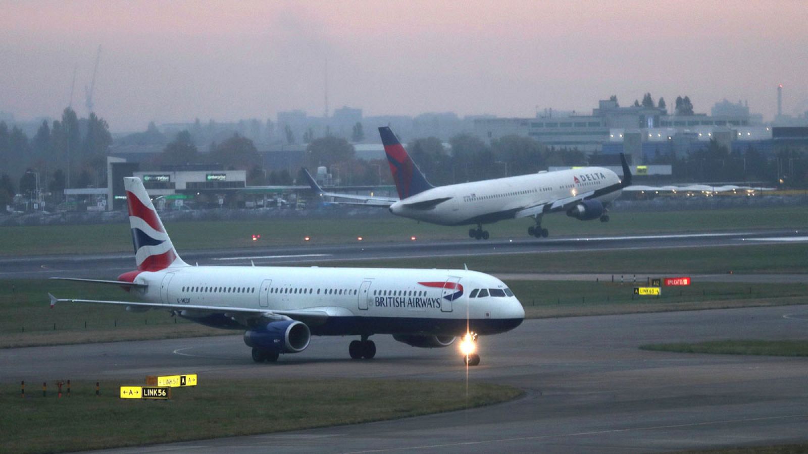 Pistas del aeropuerto de Heathrow