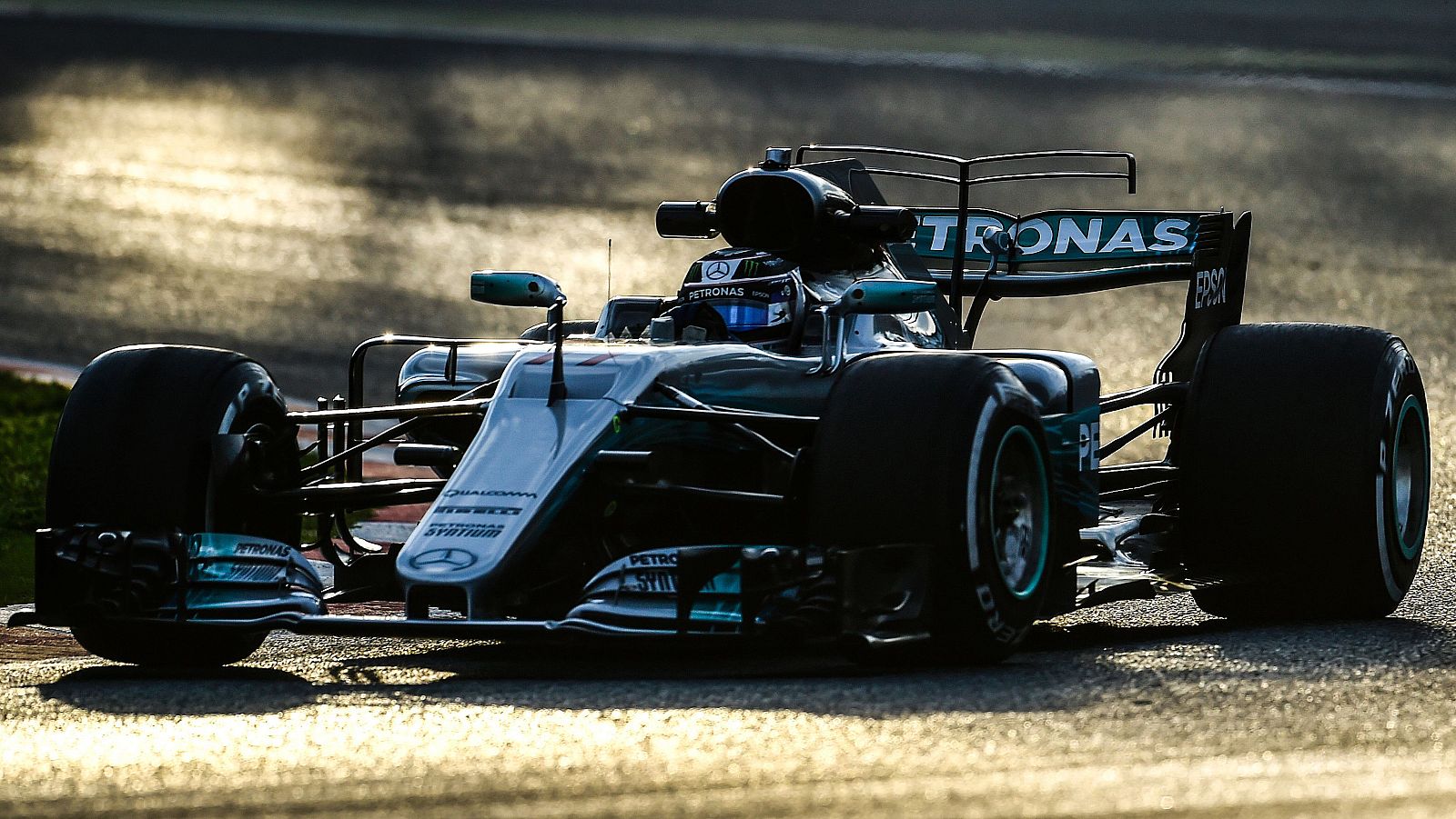 Bottas, en Montmeló
