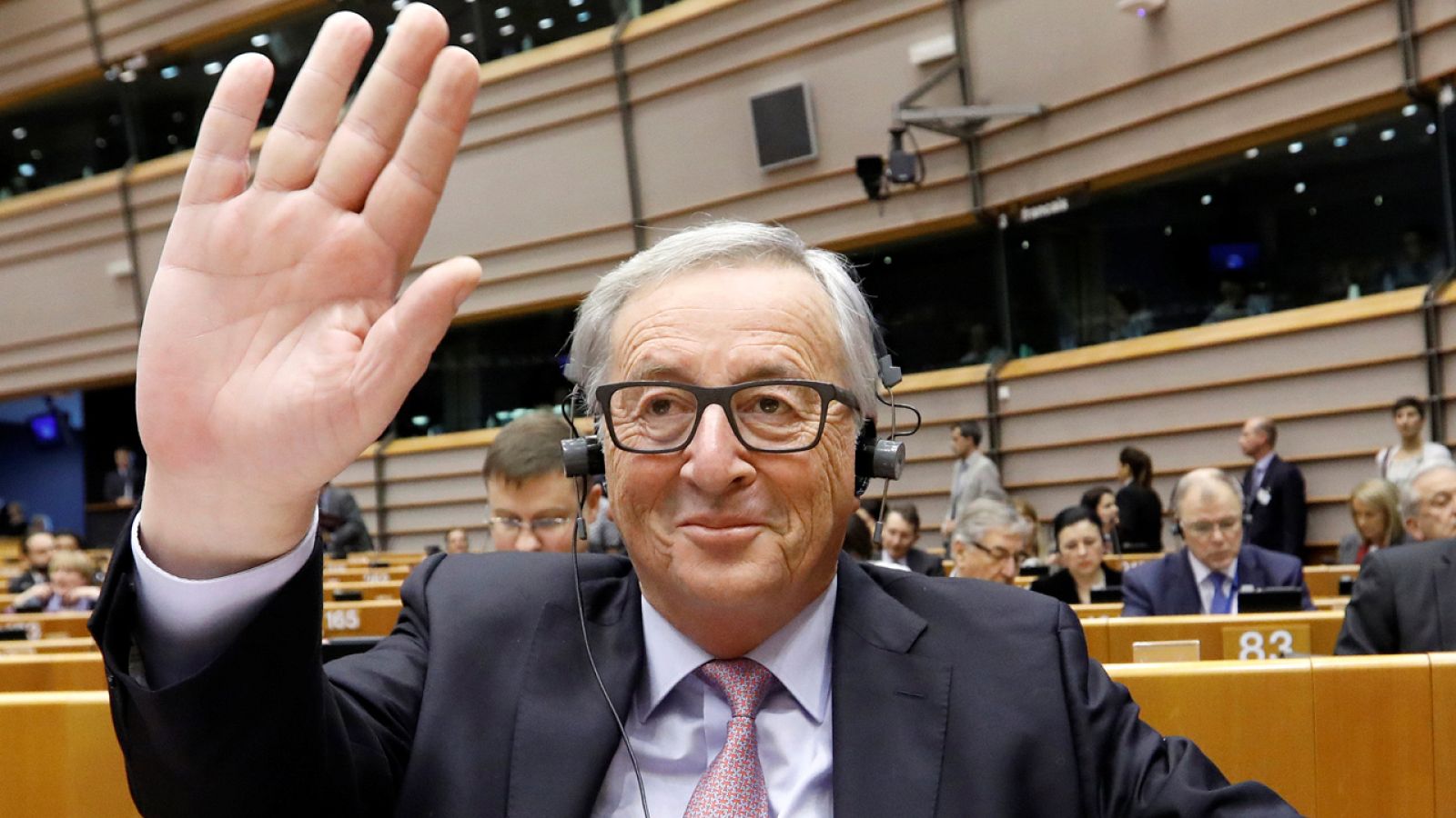 El presidente de la Comisión Europea, Jean-Claude Juncker, presenta su libro blanco post 'Brexit'