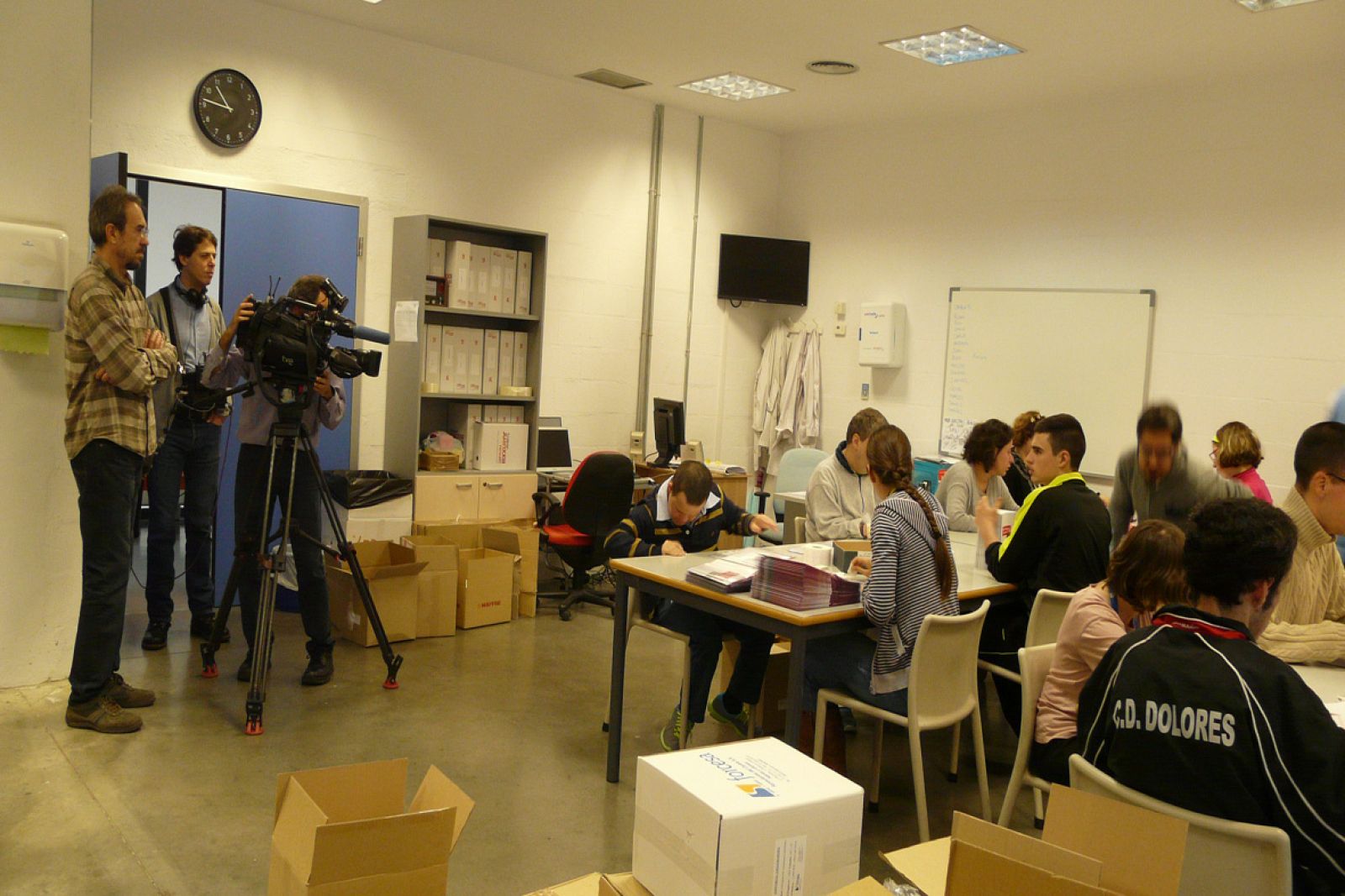 Imagen del reportaje grabado por 'Crónicas' en la Fundación Juan XXIII Roncalli