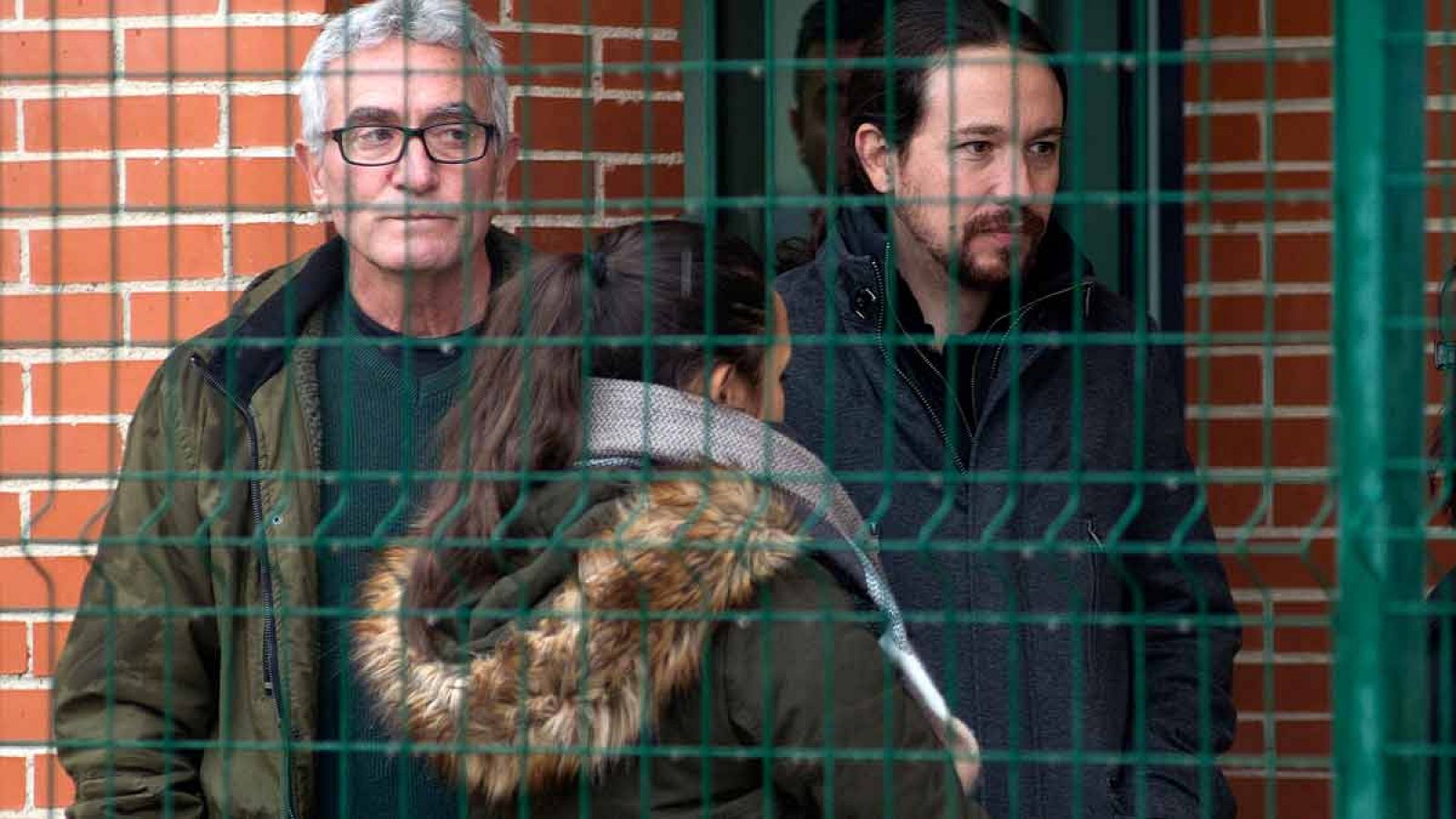 Pablo Iglesias visita en prisión al sindicalista Andrés Bódalo
