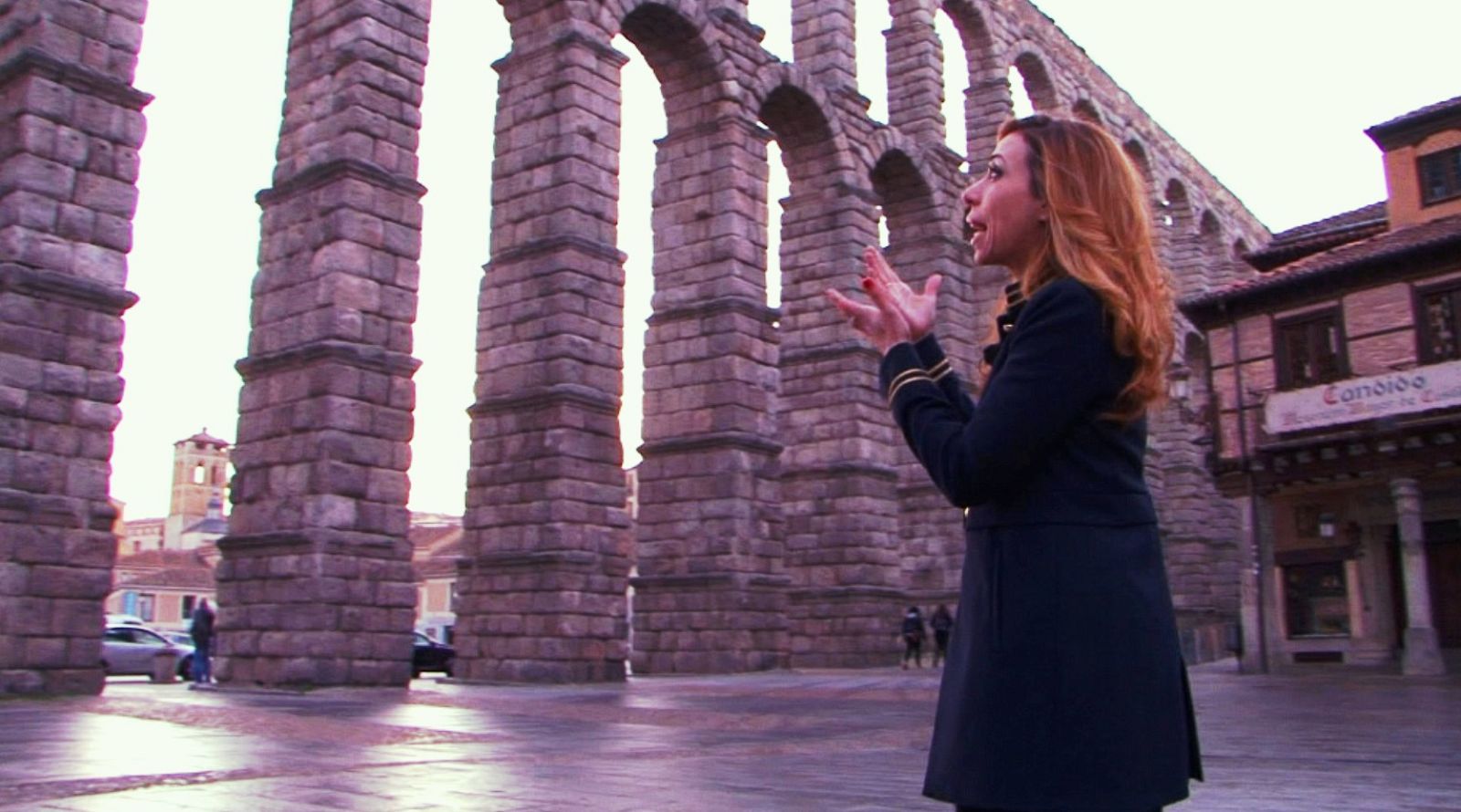 El acueducto de Segovia es el punto más reconocido de la ciudad y el lugar en el que 'Comando actualidad' ha grabado una imagen inédita