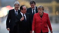 Los cuatro grandes de la UE apuestan por renacer tras el 'Brexit' en una unión "de varias velocidades"