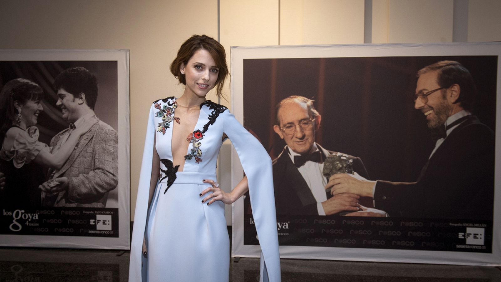 La actriz y directora Leticia Dolera en la XXXI edición de los Premios Goya el 4 de febrero de 2017.