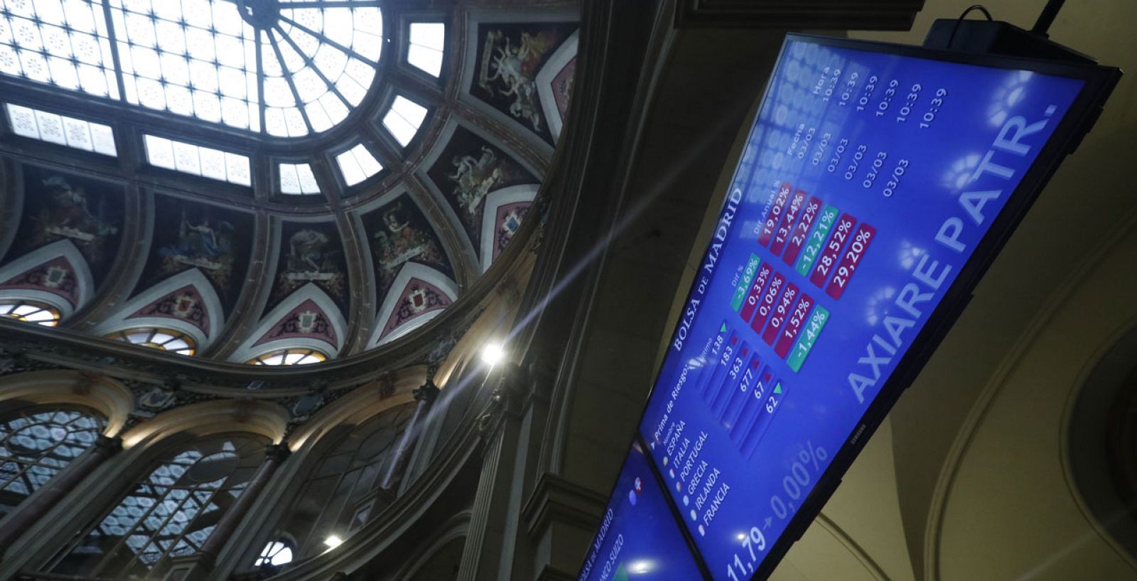 Imagen de archivo de la Bolsa de Madrid