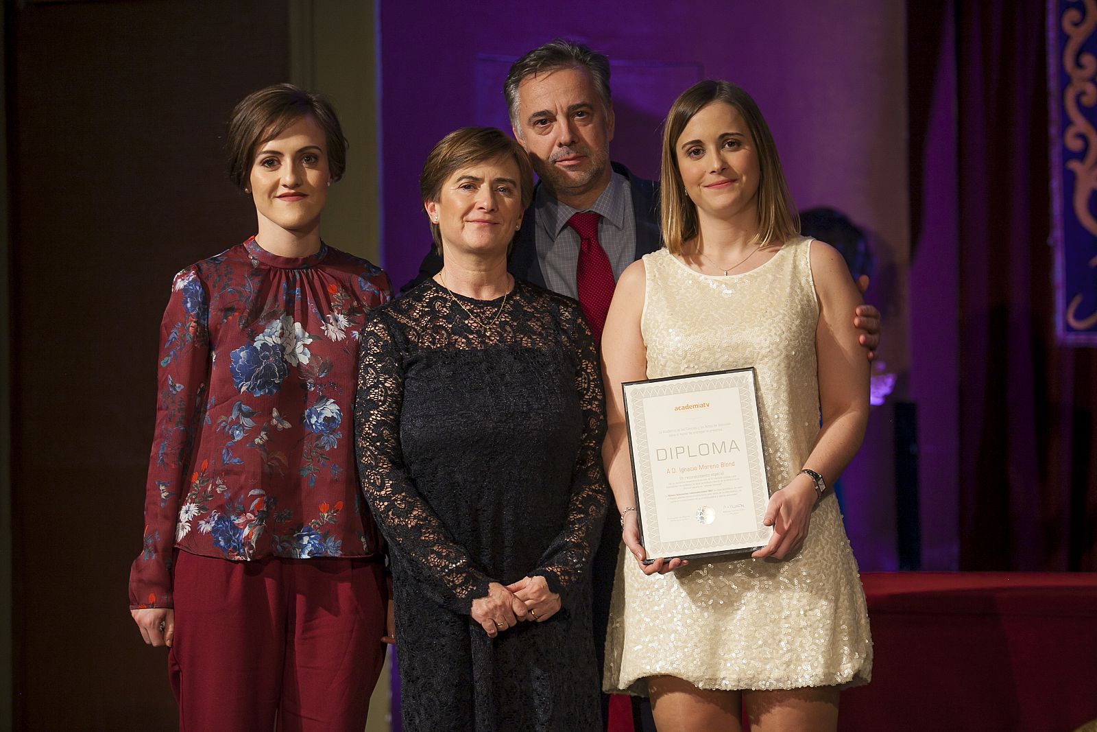 Diploma Ignacio Moreno Blond