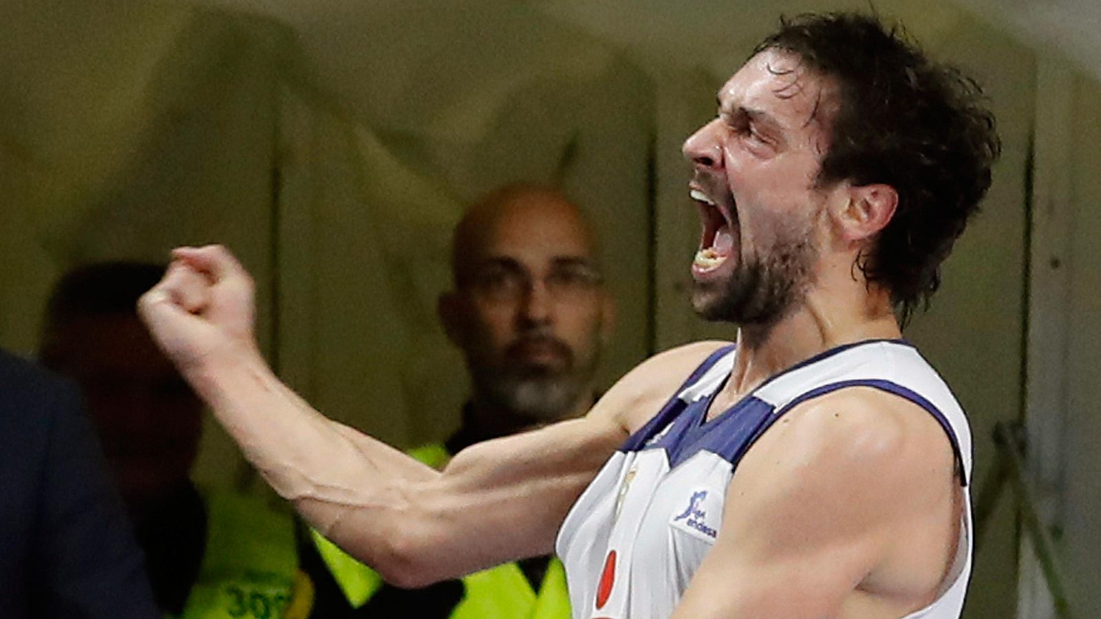 Llull celebra la victoria del Madrid