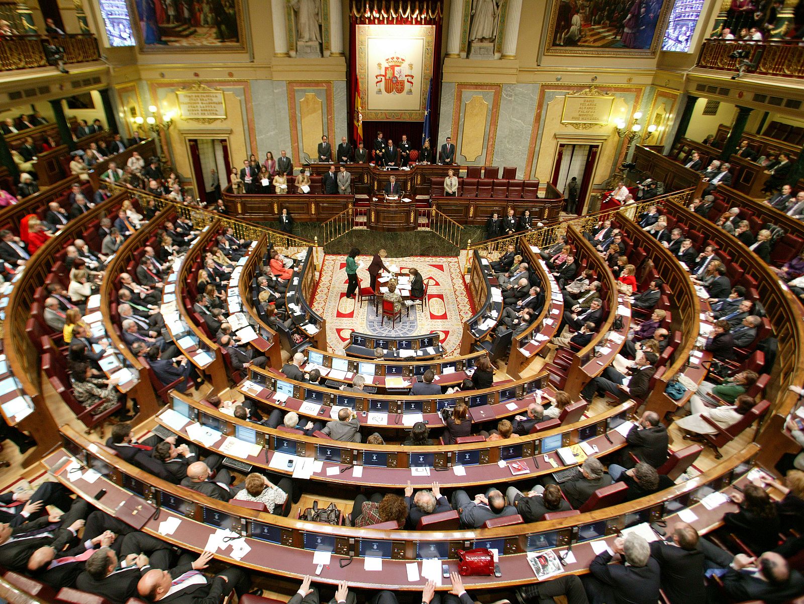 Sesión de apertura de la IX Legislatura en el Congreso