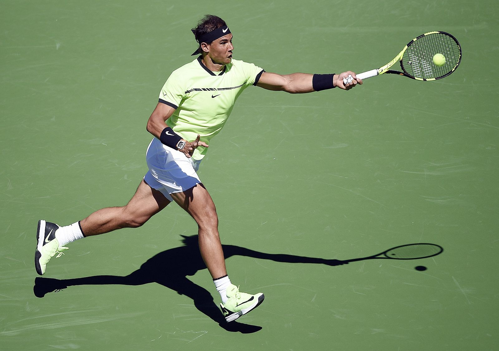 Rafa Nadal durante el partido ante Fernando Verdasco.