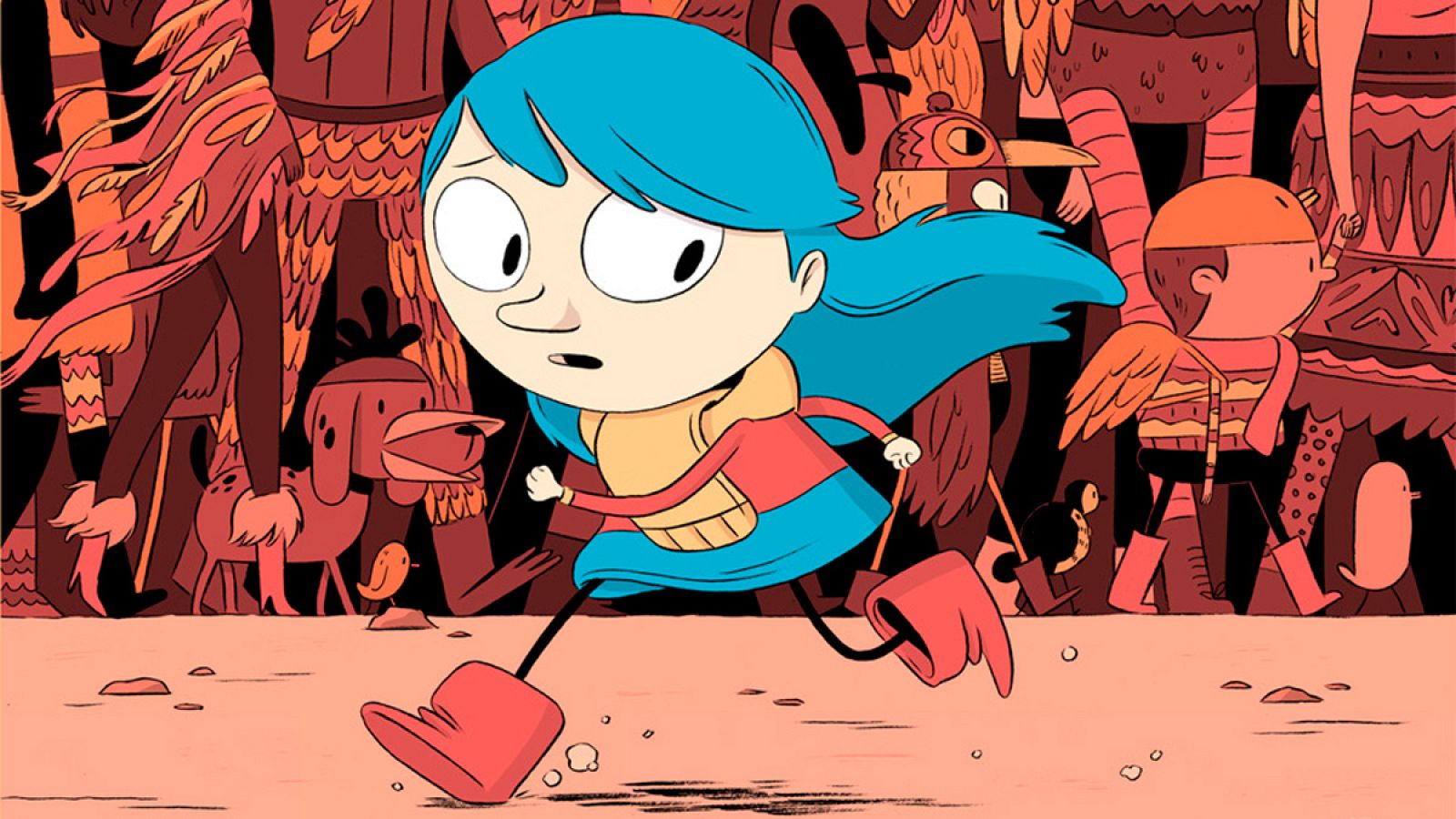 Fragmento de una portada de 'Hilda'