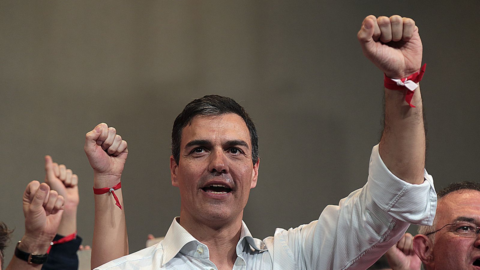 El exsecretario general del PSOE y aspirante a la reelección, Pedro Sánchez