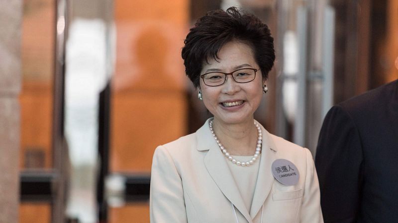 Carrie Lam gana las elecciones a la jefatura del Gobierno de Hong Kong