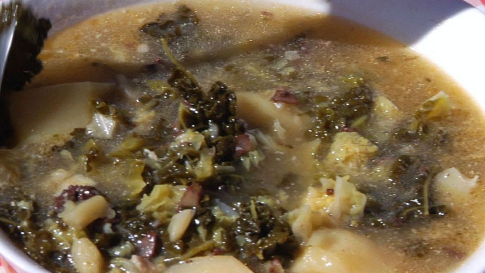 Receta de berzas de puchero en Aquí la tierra