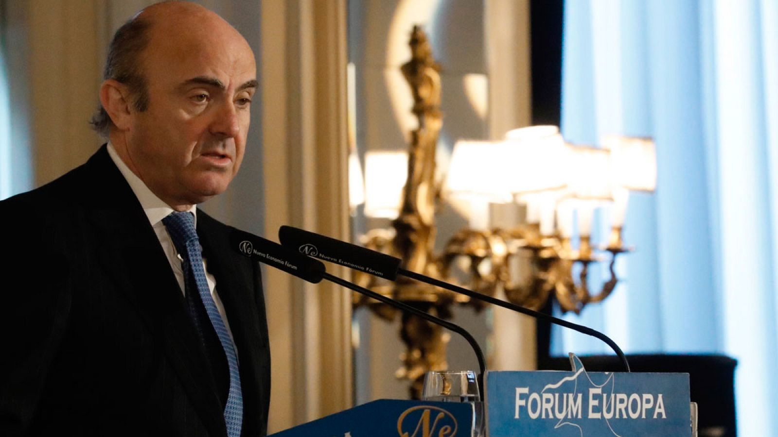 El ministro de Economía, Industria y Competitividad, Luis de Guindos