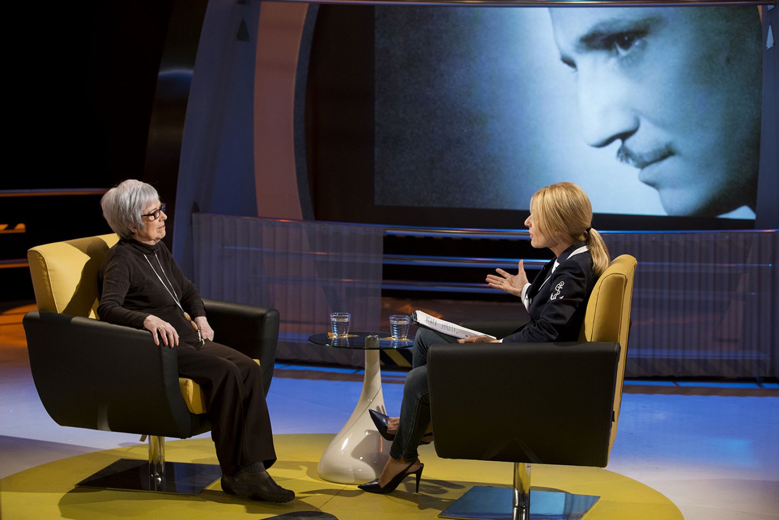 Victoria Rodriguez, en el plató de '¡Atención Obras!'