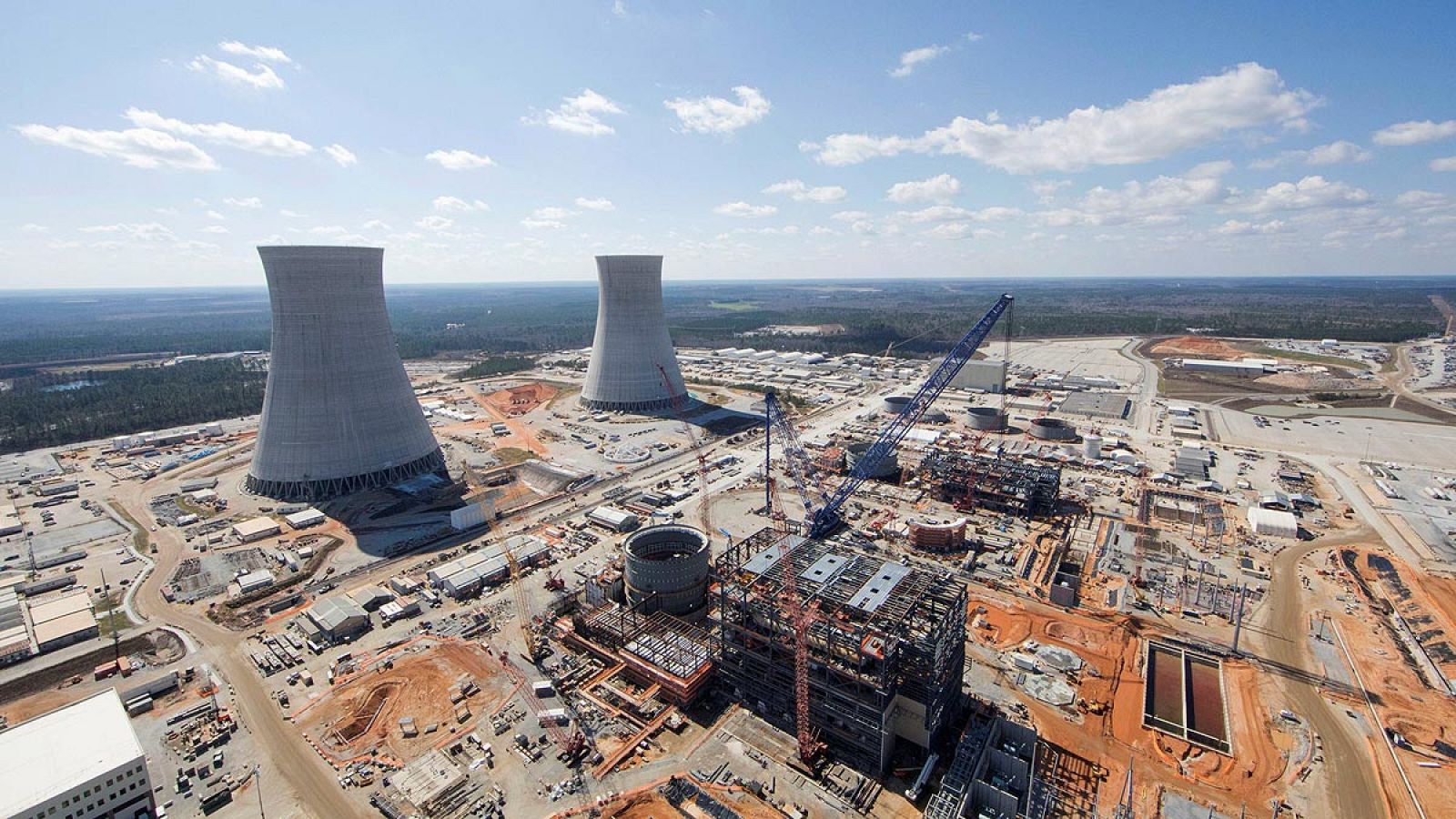 Construcción de reactores de Westinghouse, en Georgia