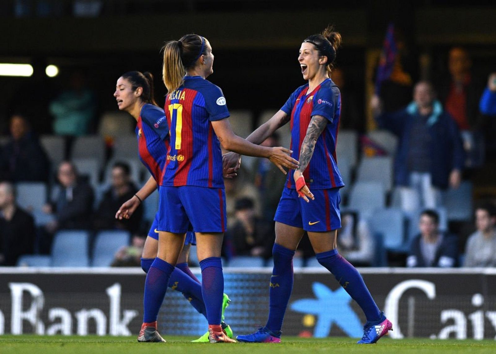 El FC Barcelona femenino, a semifinales de la Champions