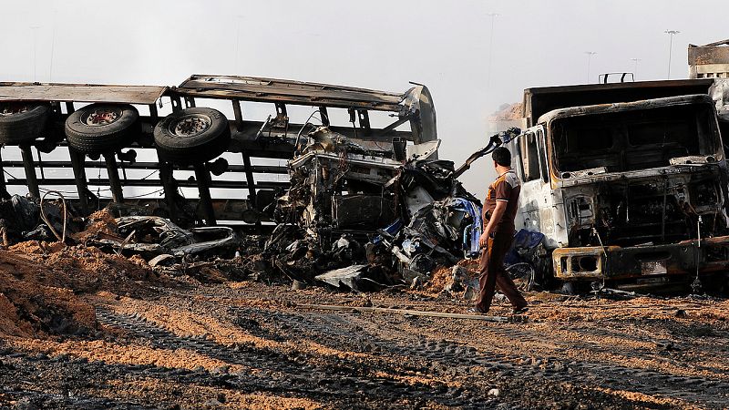 Al menos 15 muertos en un atentado al sur de Bagdad perpetrado antes de la llegada de Guterres al país