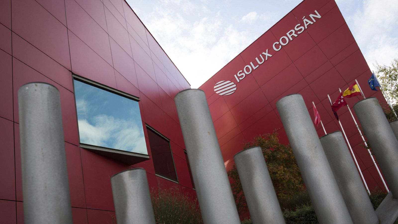 Fachada de la empresa Isolux Corsán en Madrid