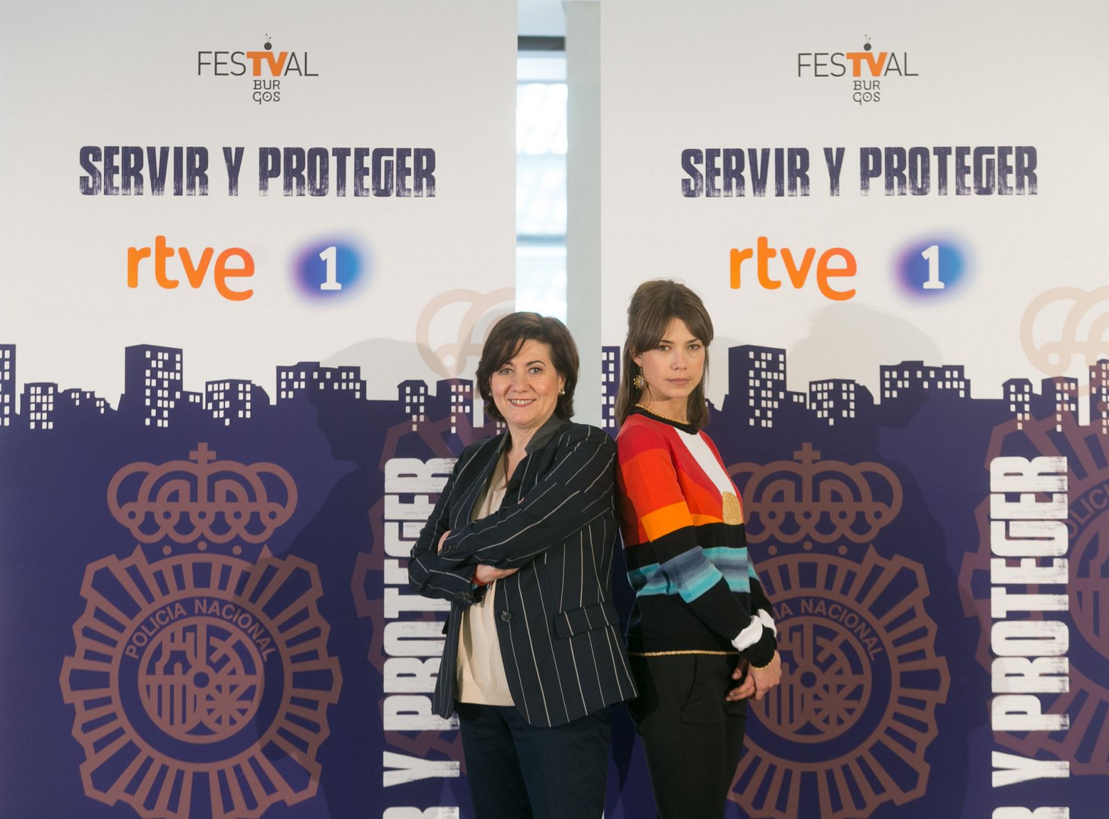 Luisa Martín es la inspectora jefe Claudia Miralles y Andrea del Río, la inspectora Alicia Ocaña en 'Servir y proteger'