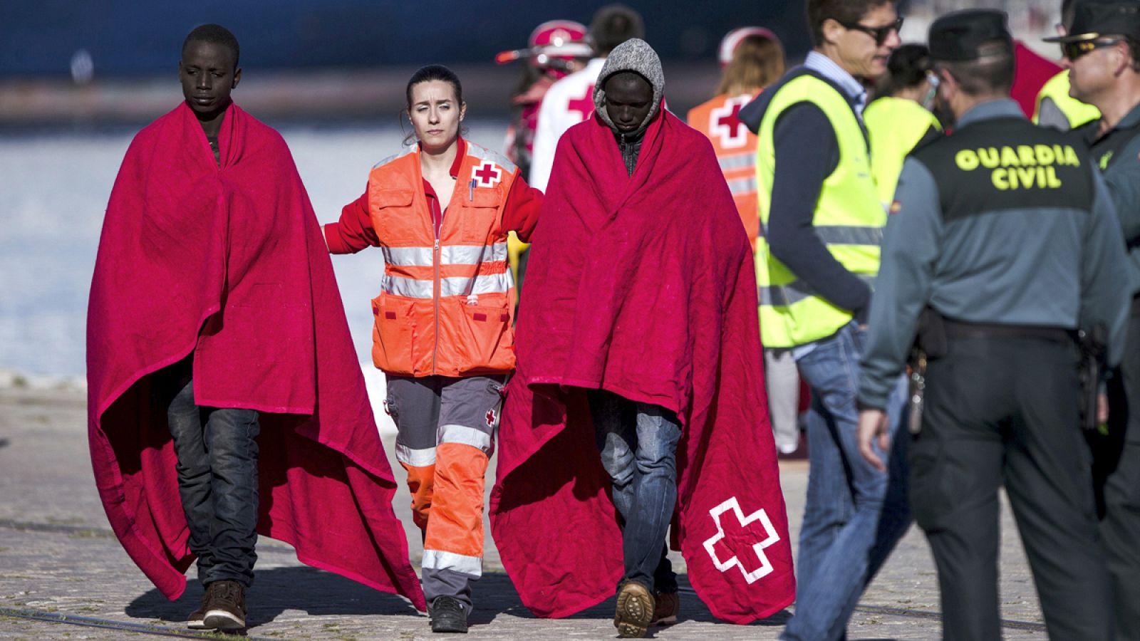 Rescatados inmigrantes