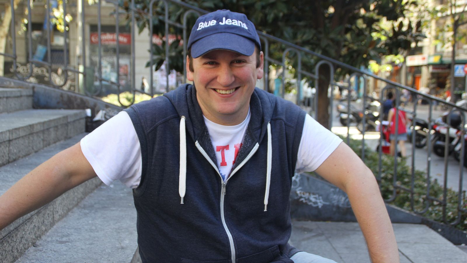 El escritor Blue Jeans.