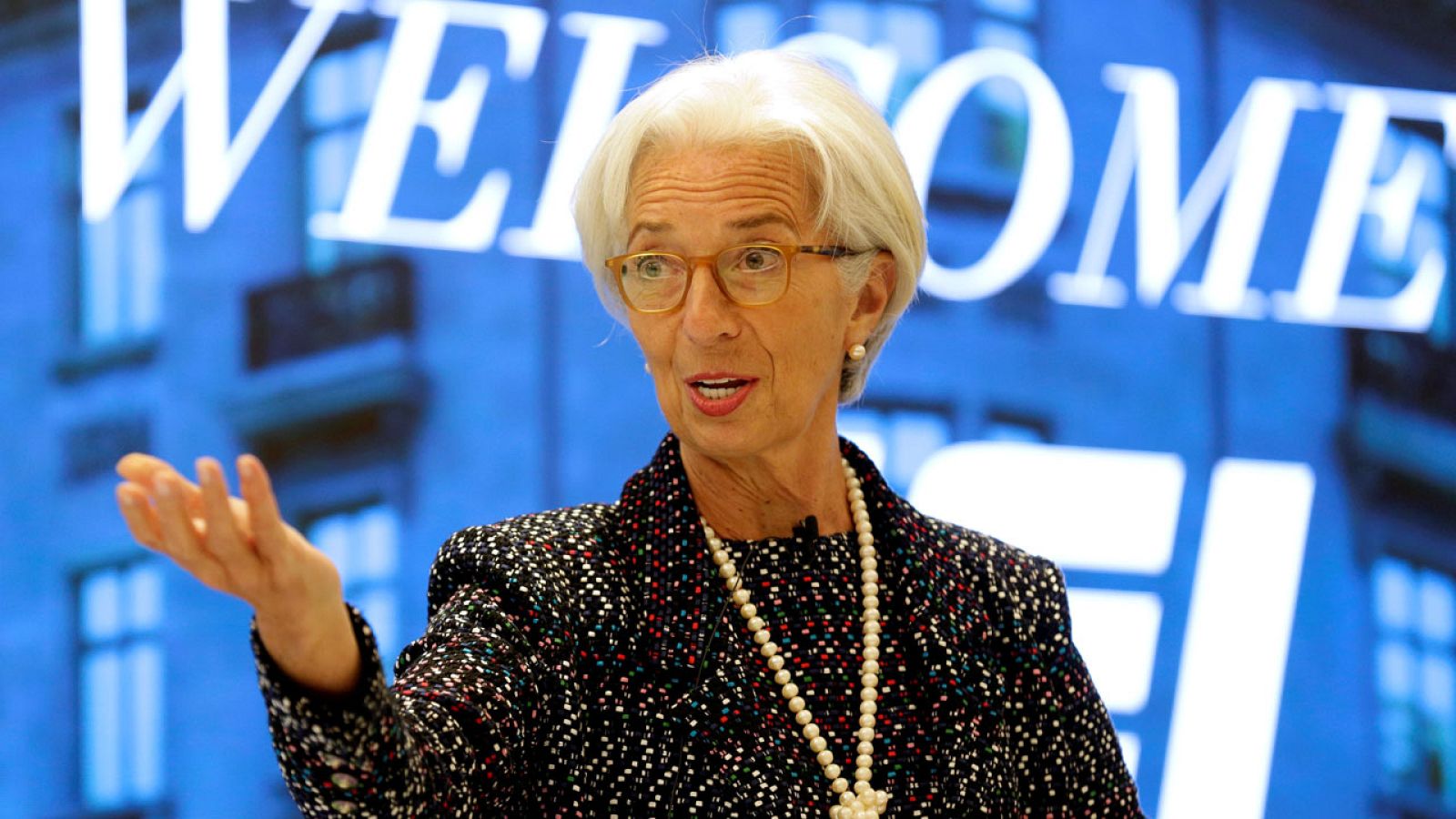 La directora gerente del FMI, Christine Lagarde