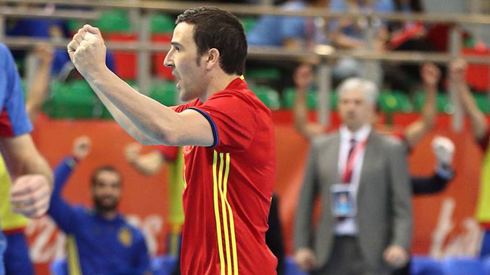 José Ruiz, autor de uno de los siete goles a Modavia