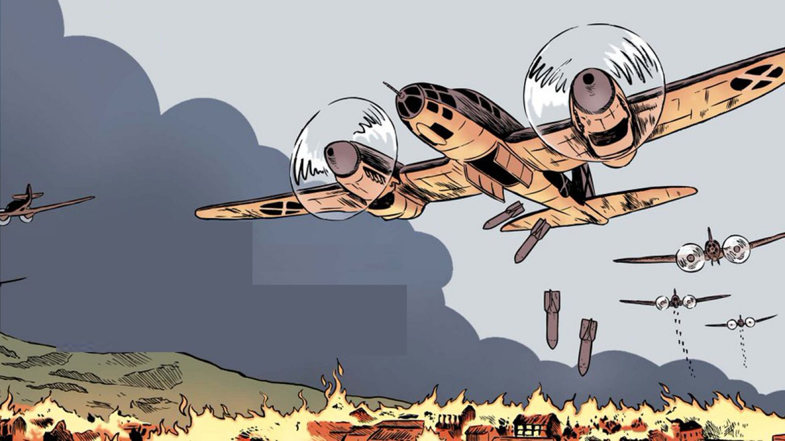 Fragmento de la portada de 'La muerte de Guernica''