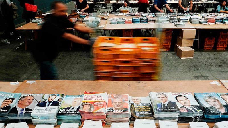 Los principales candidatos a la presidencia de Francia exhiben sus diferencias en sus programas electorales 