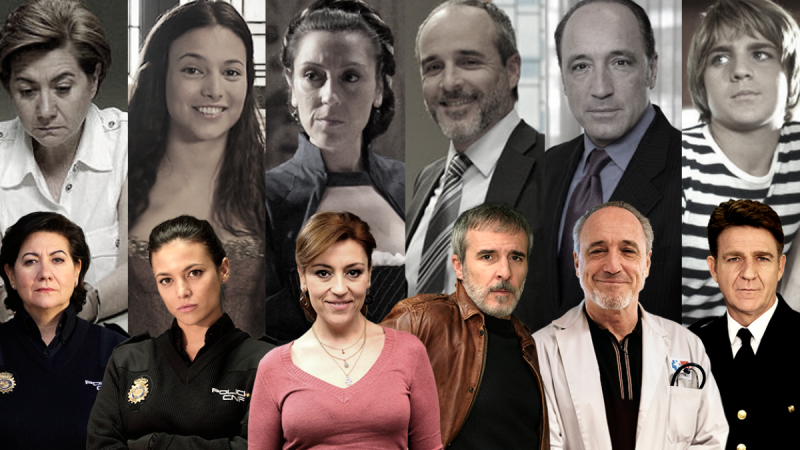 El pasado en TVE de los actores de 'Servir y proteger'