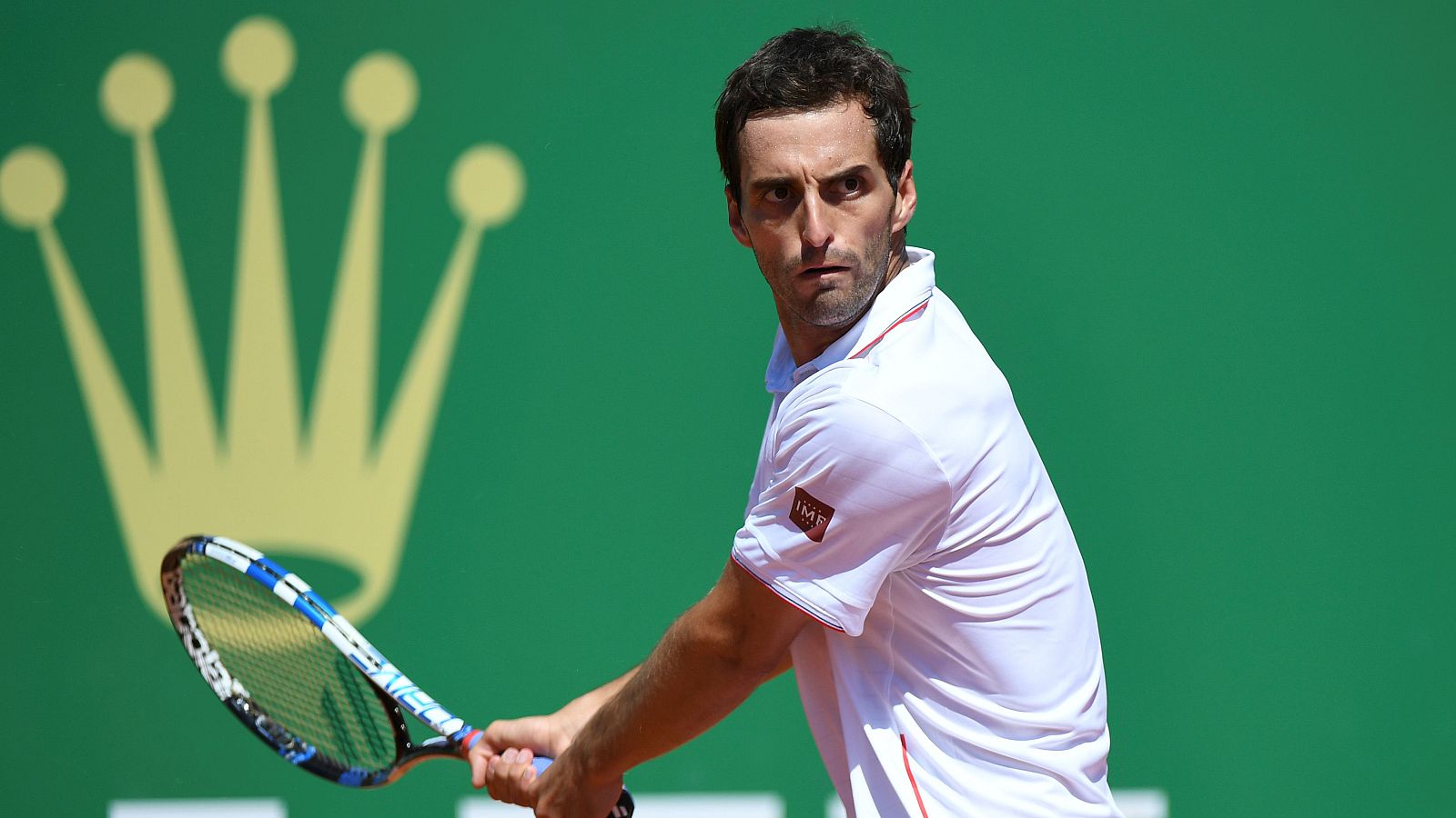 El español Albert Ramos, en un momento del partido contra Murray