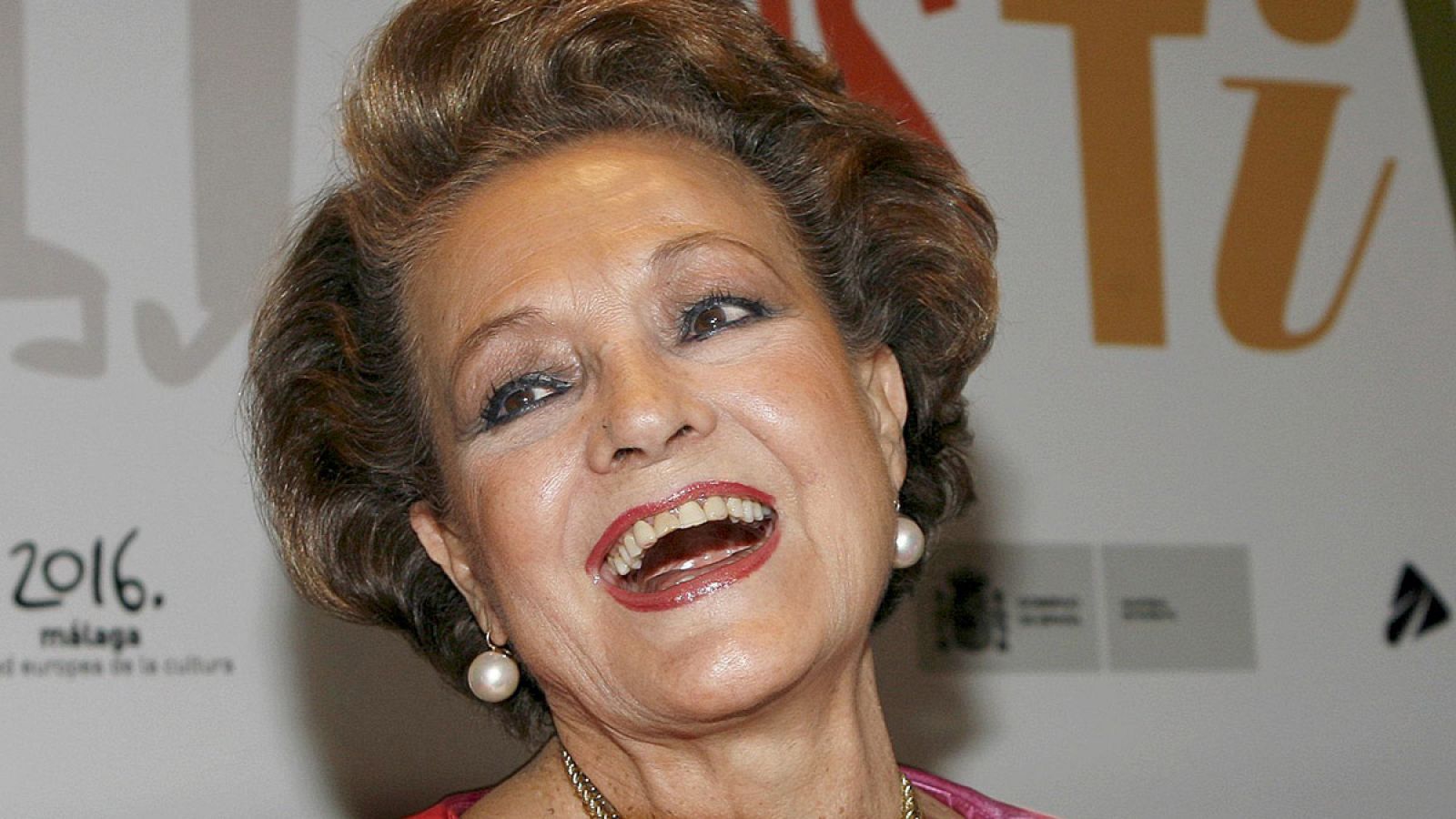 La actriz  y presentadora Carmen Sevilla en una imagen de 2008 en el Festival de Cine Español de Málaga.