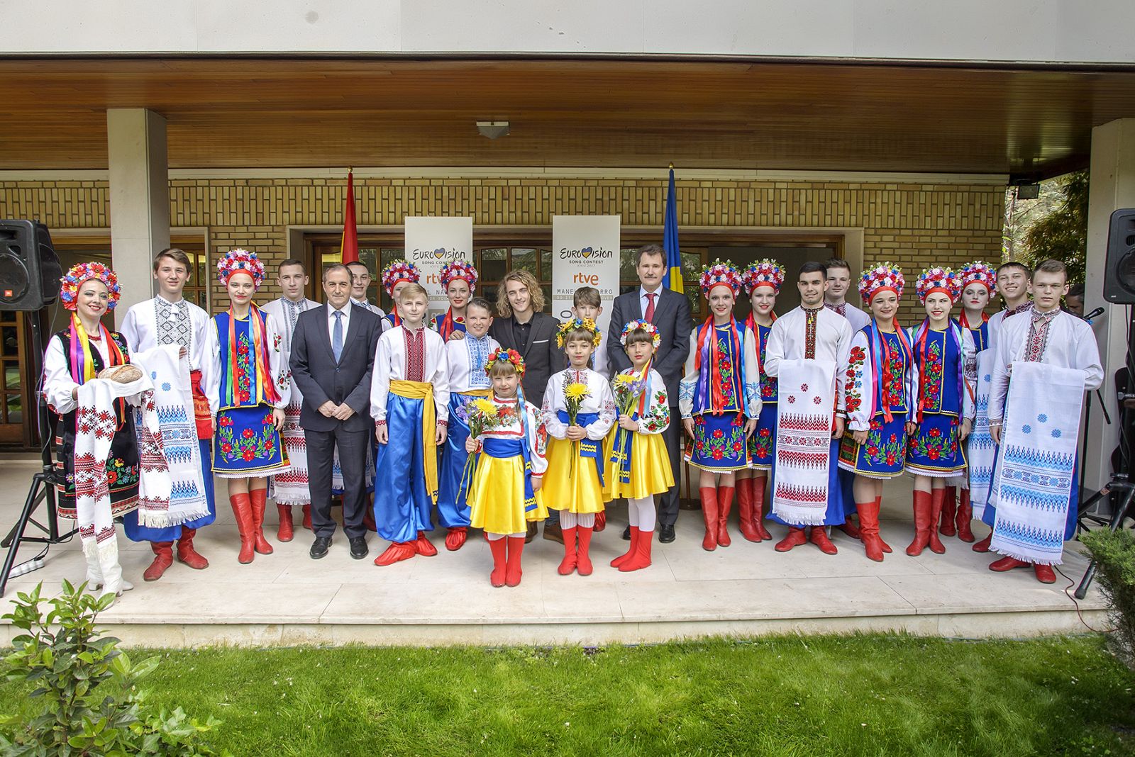 Recepción en la embajada de Ucrania en Madrid