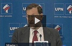 Sanz y Rajoy insisten en la salud del pacto pero el navarro no descarta apoyar los PGE del Gobierno