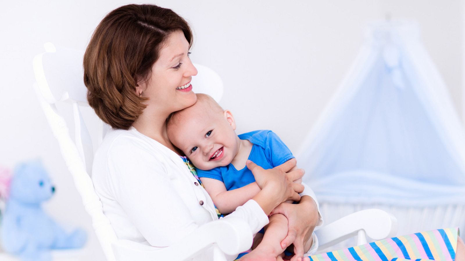 Una madre con su bebé