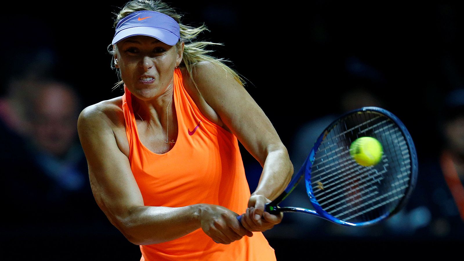 Sharapova, en su regreso a las pistas
