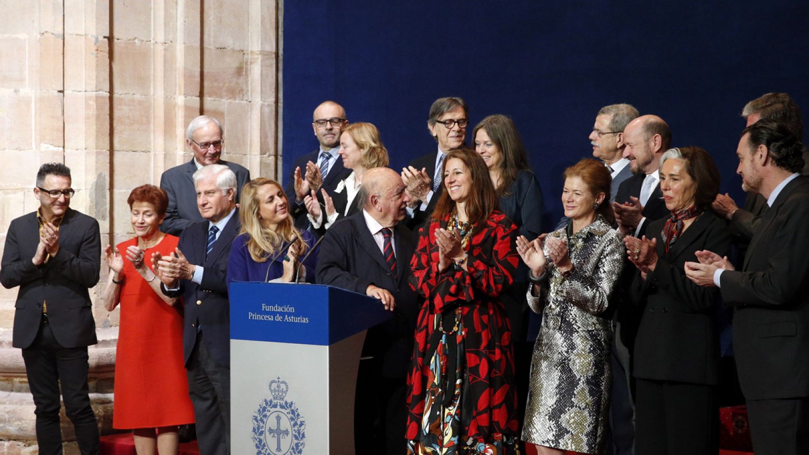 Los miembros del jurado del premio Princesa de Asturias de las Artes 2016.