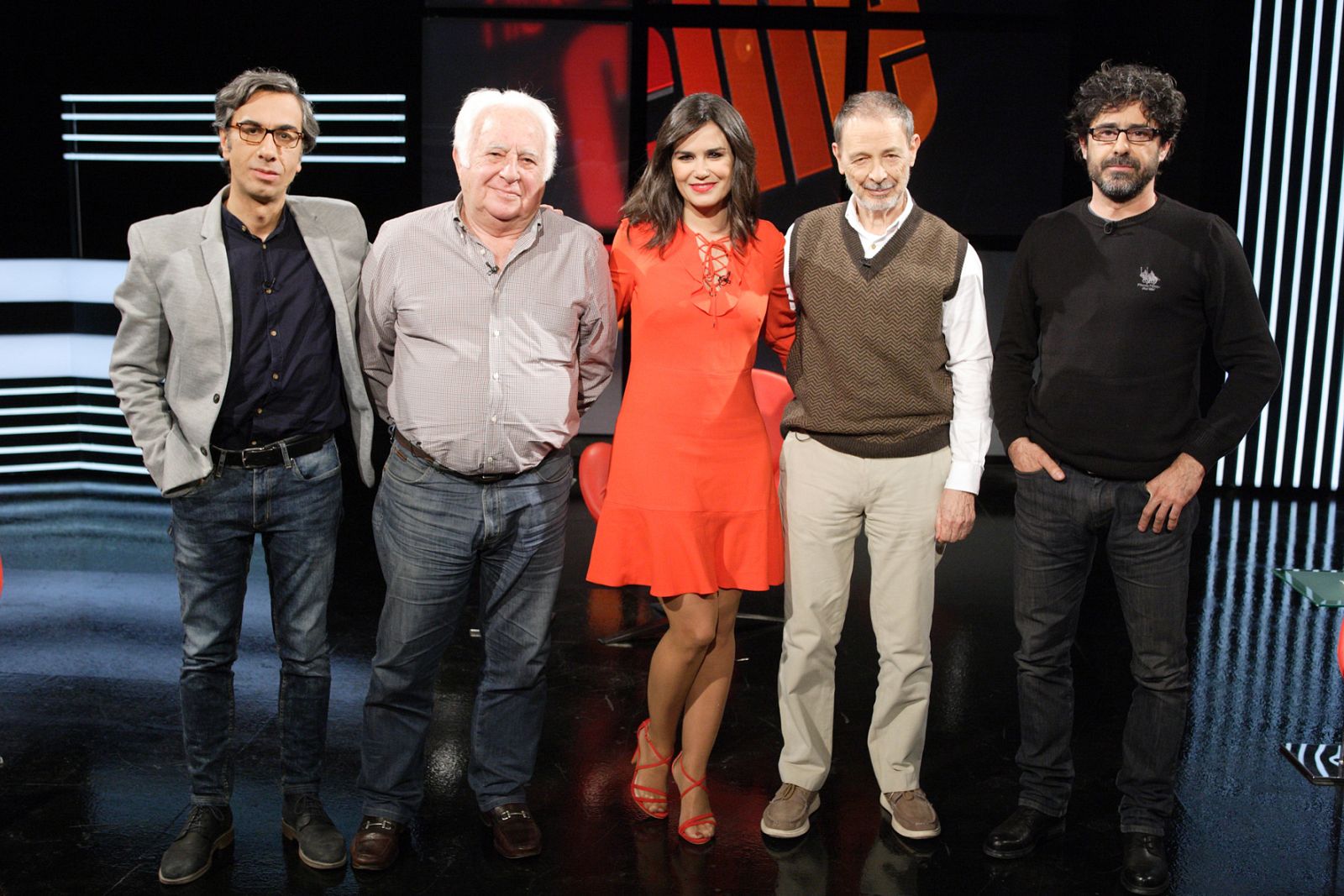 Los participantes del coloquio de Historia de nuestro cine