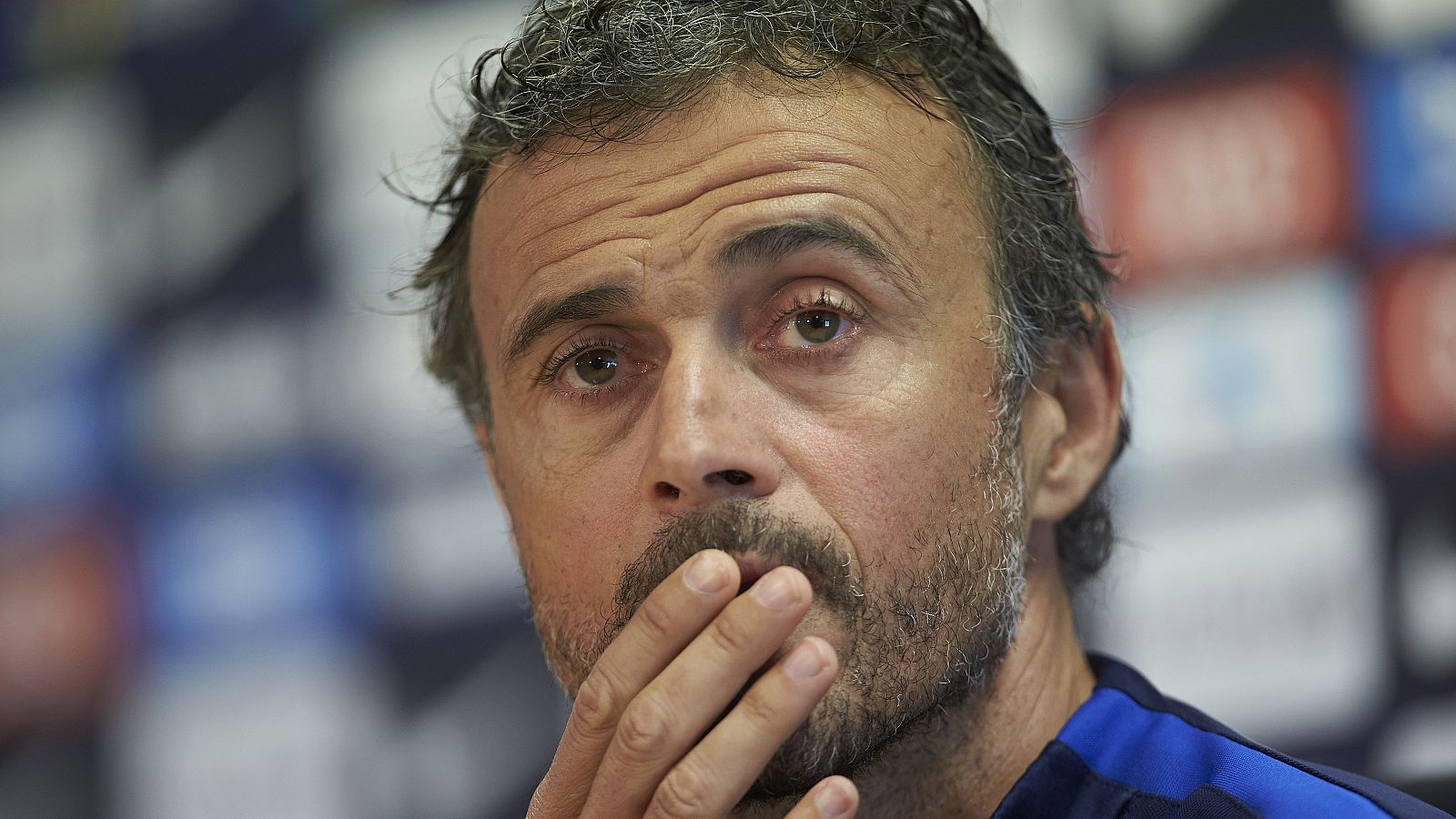 Luis Enrique, en rueda de prensa
