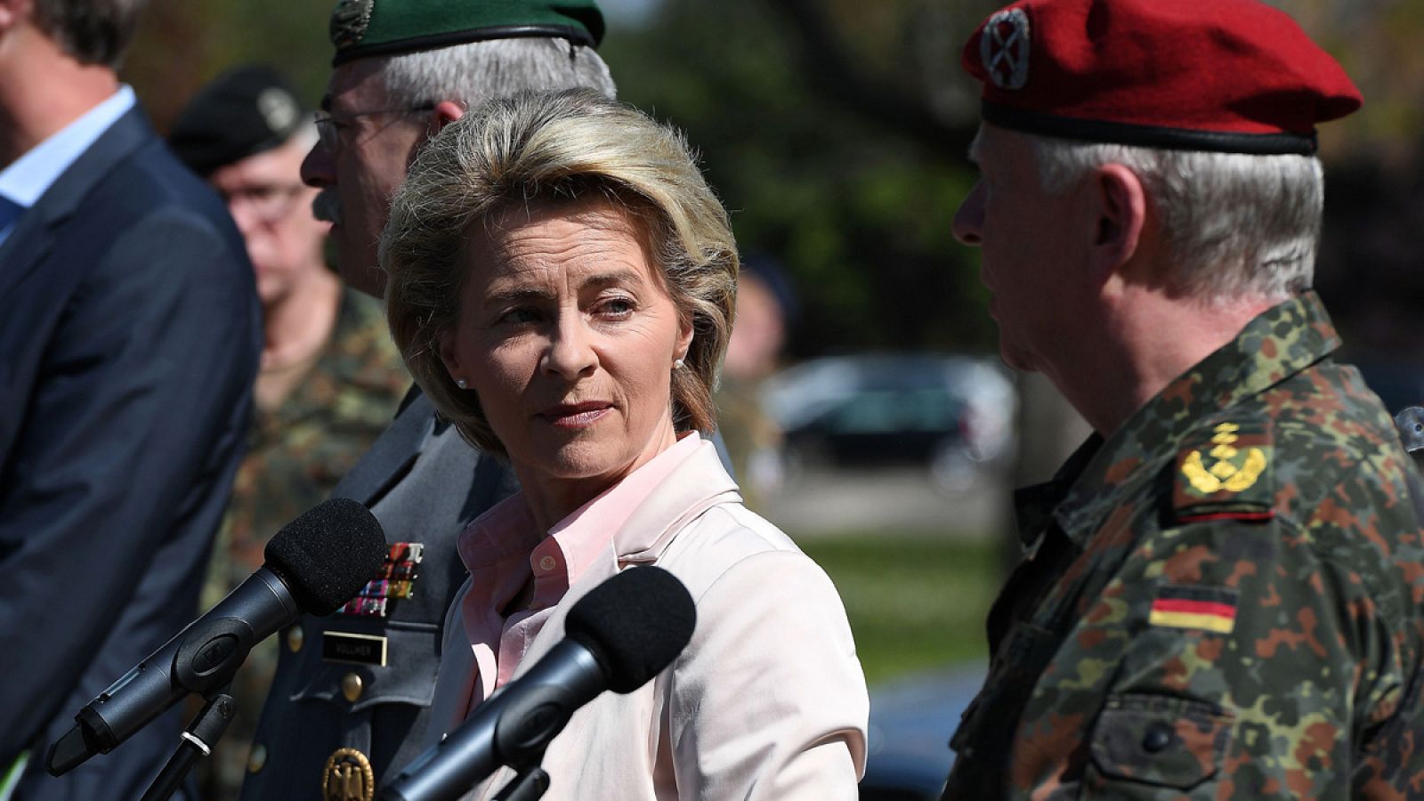 La ministra de Defensa de Alemania, Ursula von der Leyen