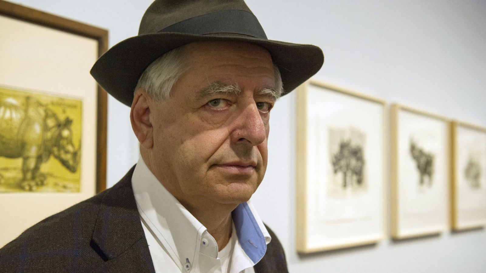 El artista sudafricano William Kentridge en una exposición en Berlín en 2015.