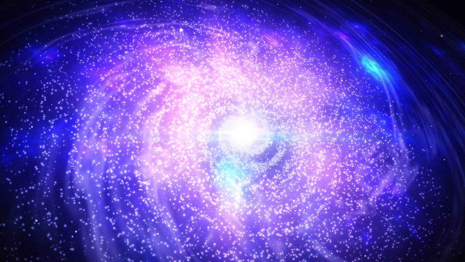 Representación de una galaxia espiral, como la Vía Láctea.