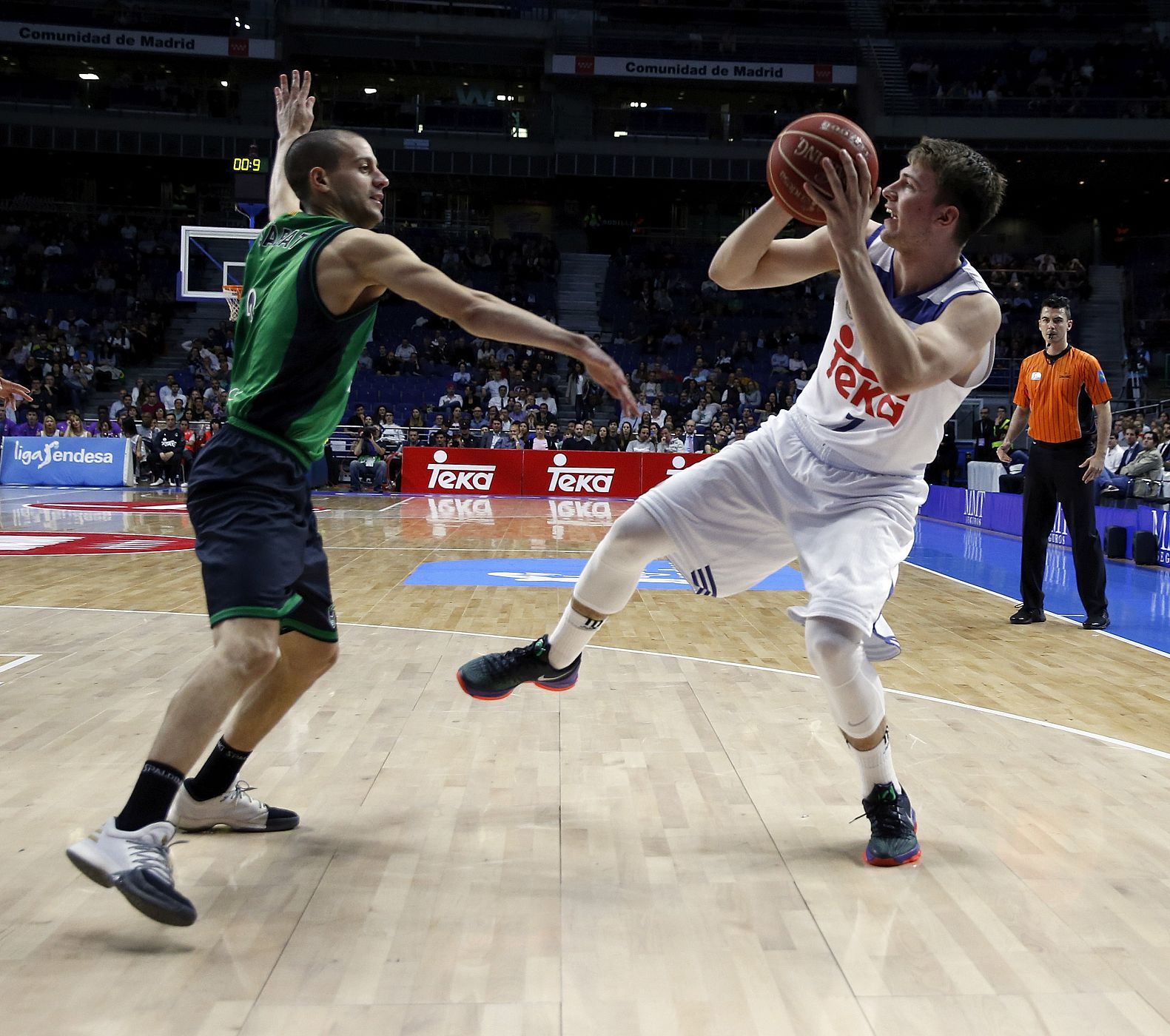 Doncic, ante el Joventut