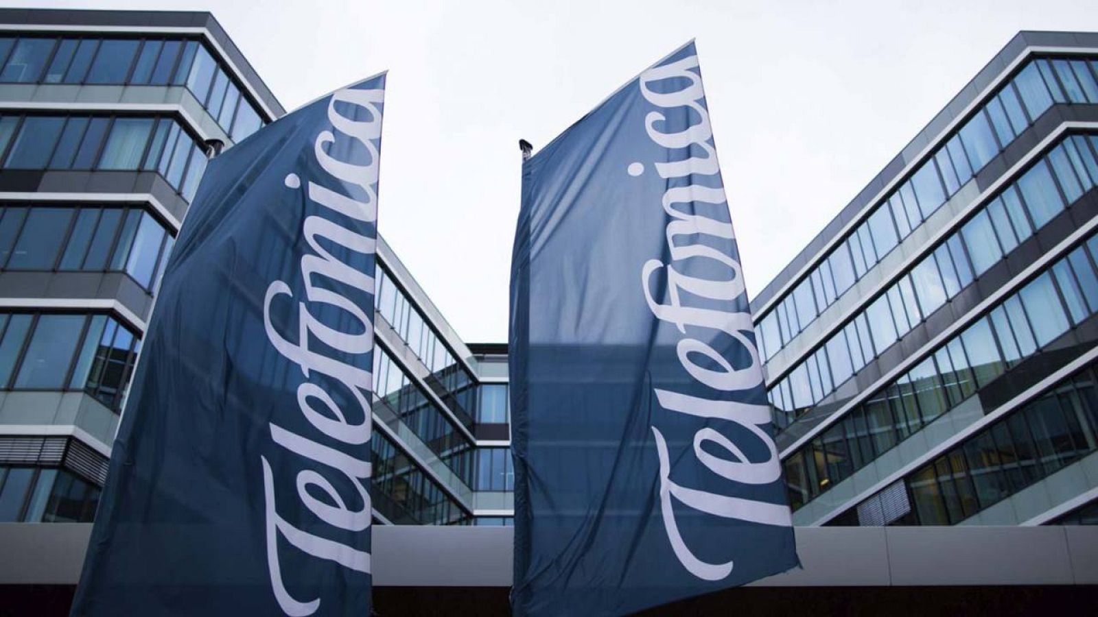 Fachada de la sede de Telefónica en la ciudad alemana de Düsseldorf